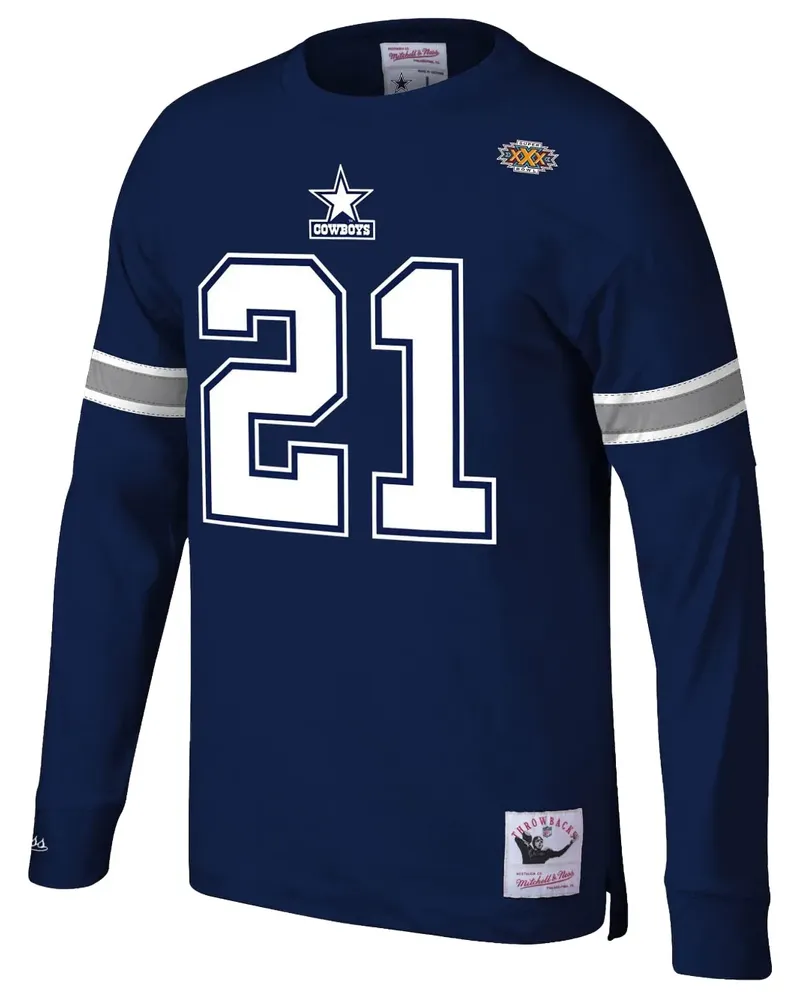 Mitchell & Ness 1996 Deion Sanders Dallas Cowboys Trikot - Blau Blau