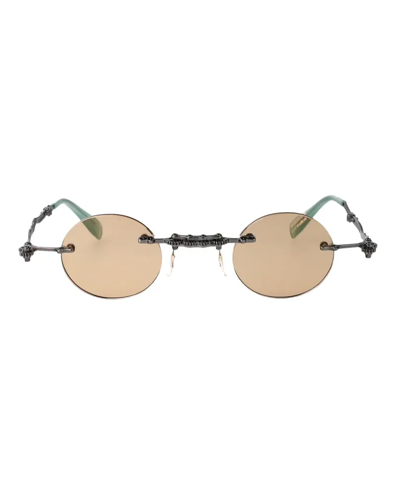 KUBORAUM Maske H42 Indice round-frame sunglasses - Braun Braun