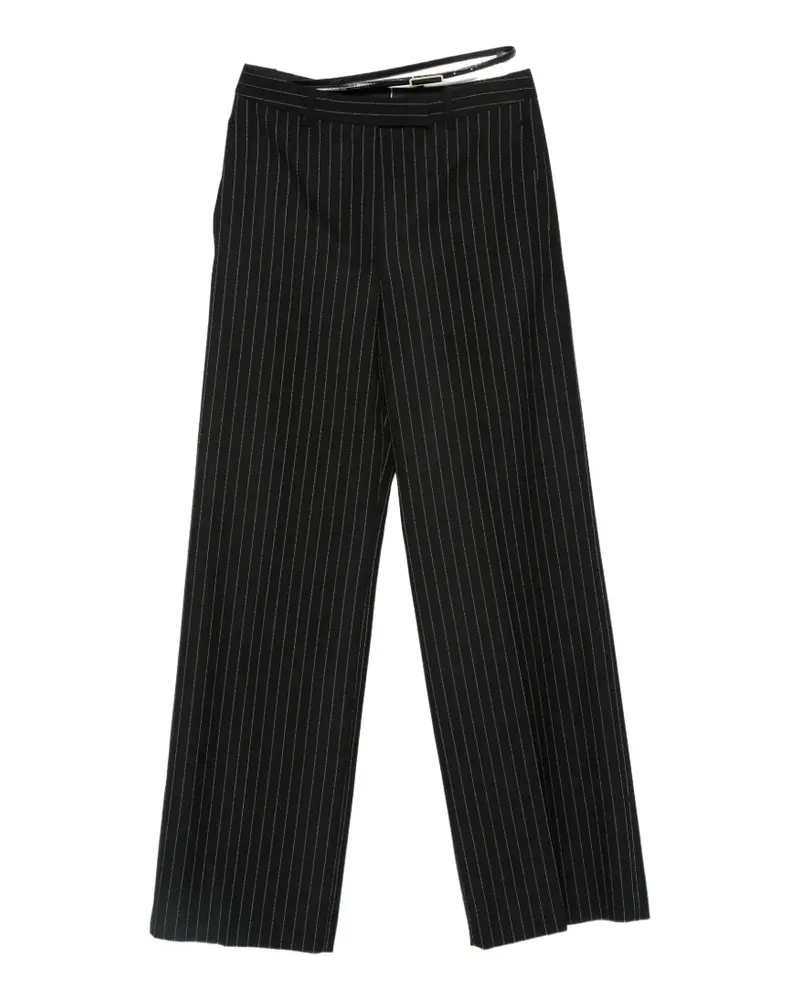 Tom Ford pinstripe-pattern trousers - Schwarz Schwarz