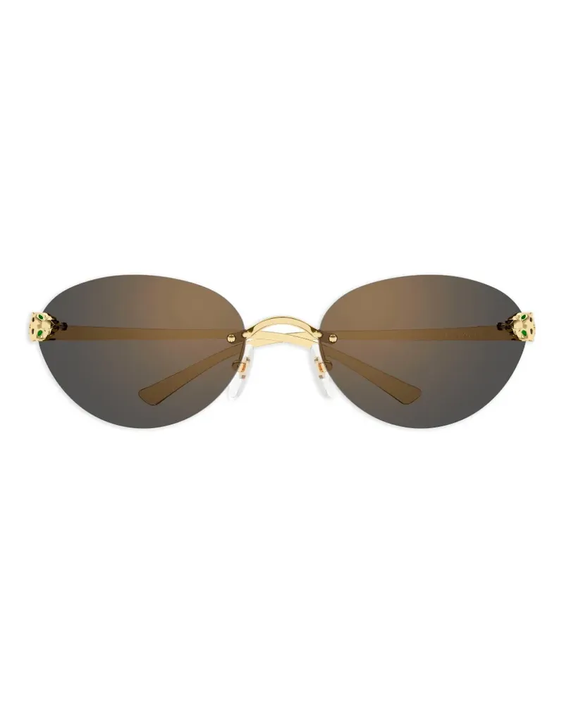 Cartier Rahmenlose Sonnenbrille - Gold Gold