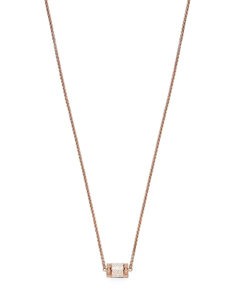 Emporio Armani Halskette mit geometrischem Anhänger - Rosa Rosa