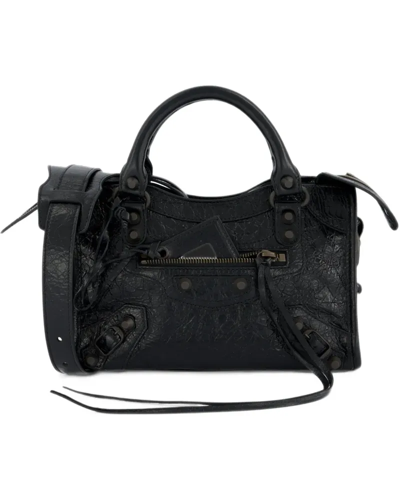 Balenciaga Le City bag mini in black - Schwarz Schwarz