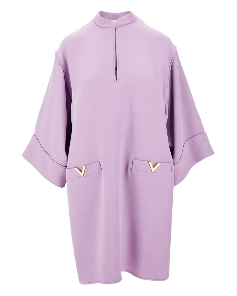 Valentino Garavani Cady-Bluse - Violett Violett