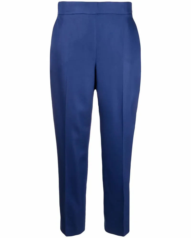 Ferragamo Seidenhose mit geradem Bein - Blau Blau