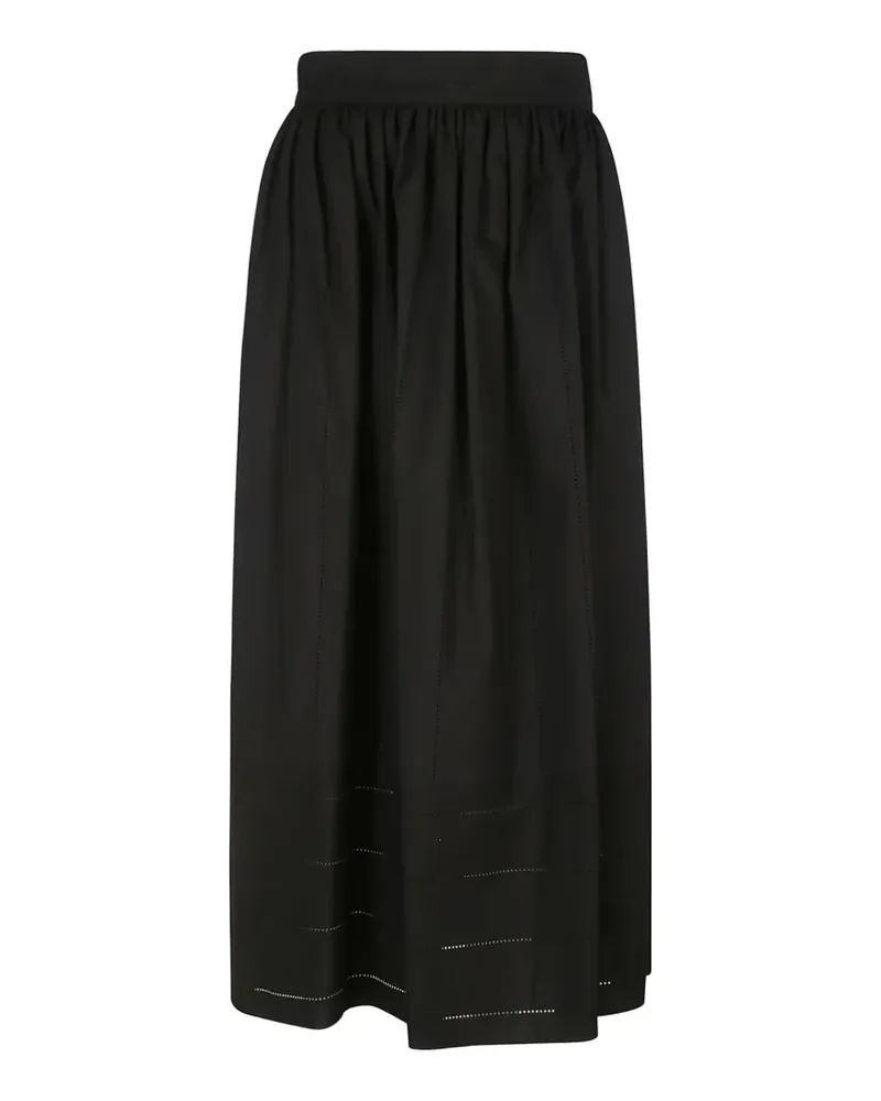 Fabiana Filippi Midirock mit elastischem Bund - Schwarz Schwarz