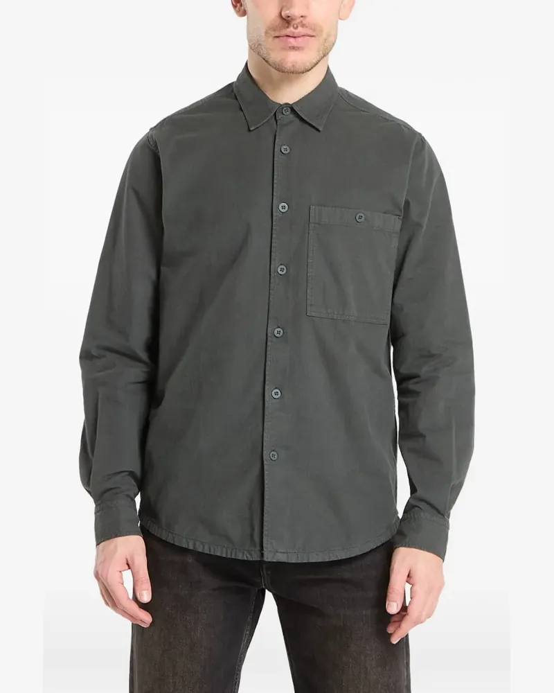 Samsøe & Samsøe Saryan B chest-pocket buttoned shirt - Grün Grün