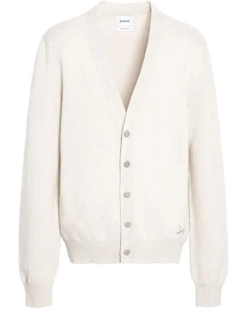 Barrie Cardigan mit V-Ausschnitt - Weiß Weiß