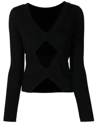 Antonio Marras Pullover mit Cut-Outs Schwarz