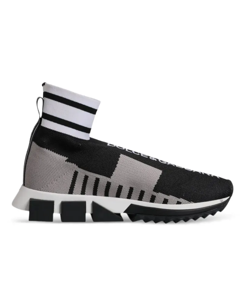 Dolce & Gabbana Portofino Slip-On-Sneakers - Schwarz Schwarz