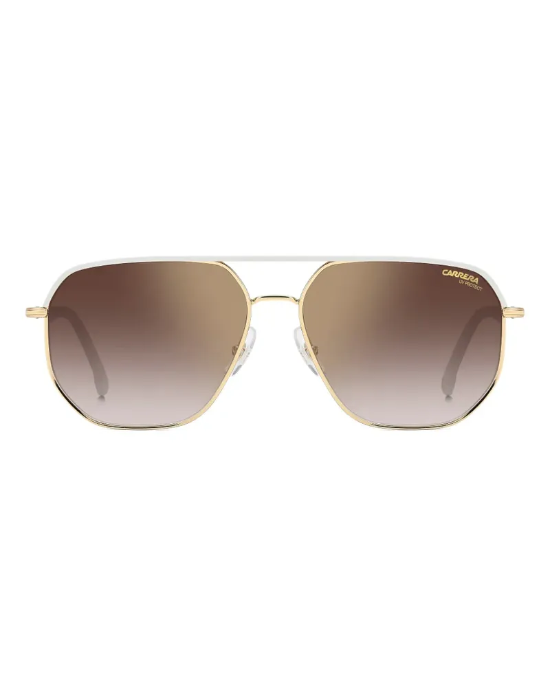 Carrera Getönte Pilotenbrille - Gold Gold