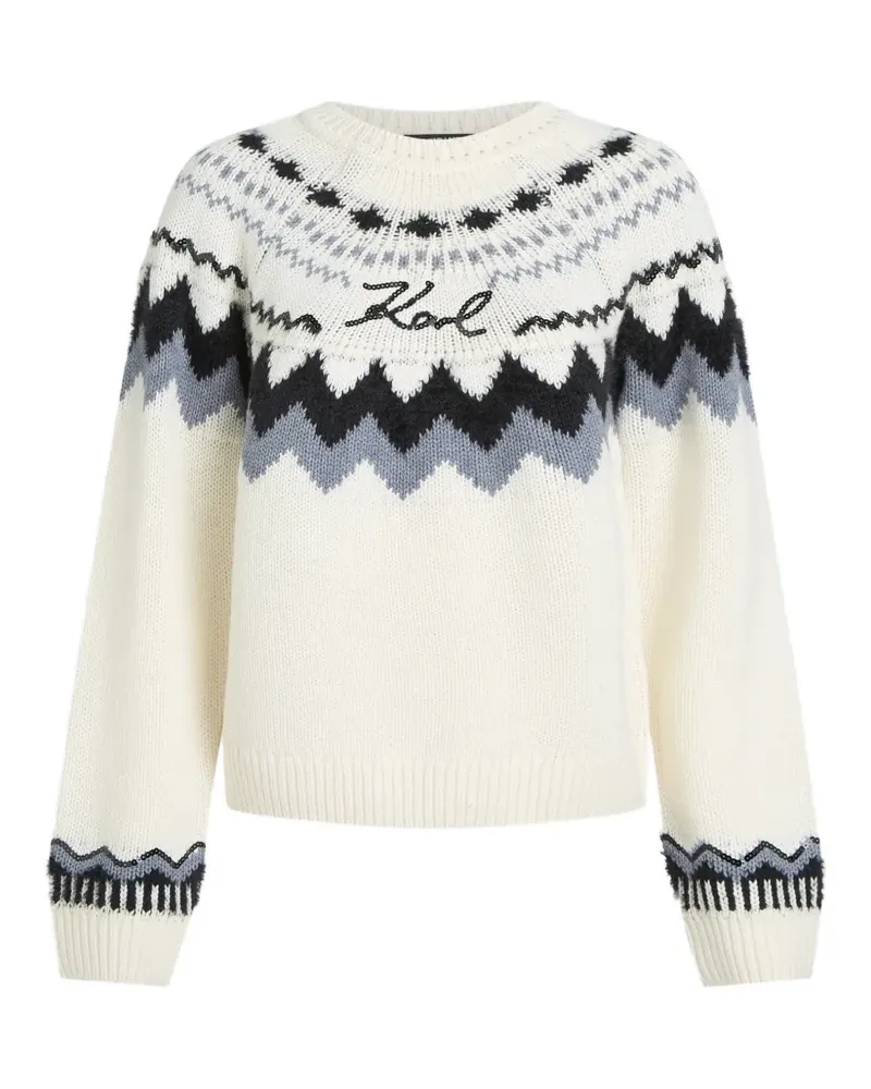 Karl Lagerfeld Gestrickter Pullover - Nude Nude