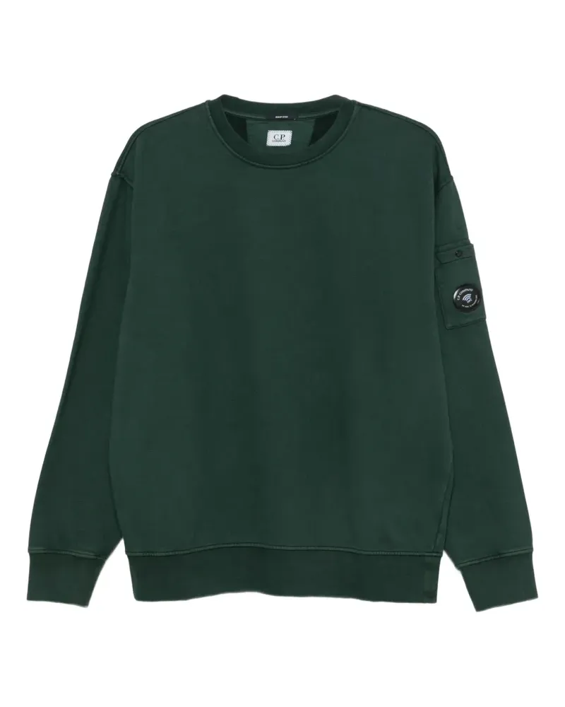 C.P. Company Lens-detail sleeve-pocket sweatshirt - Grün Grün