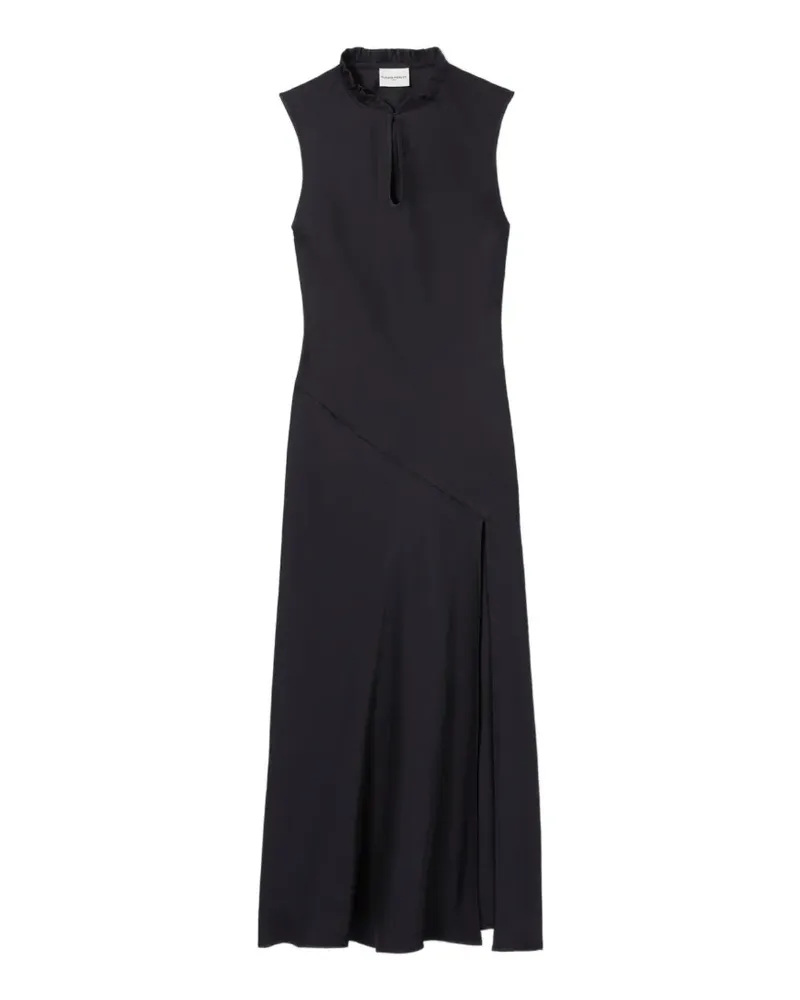 Claudie Pierlot ruffled midi dress - Blau Blau