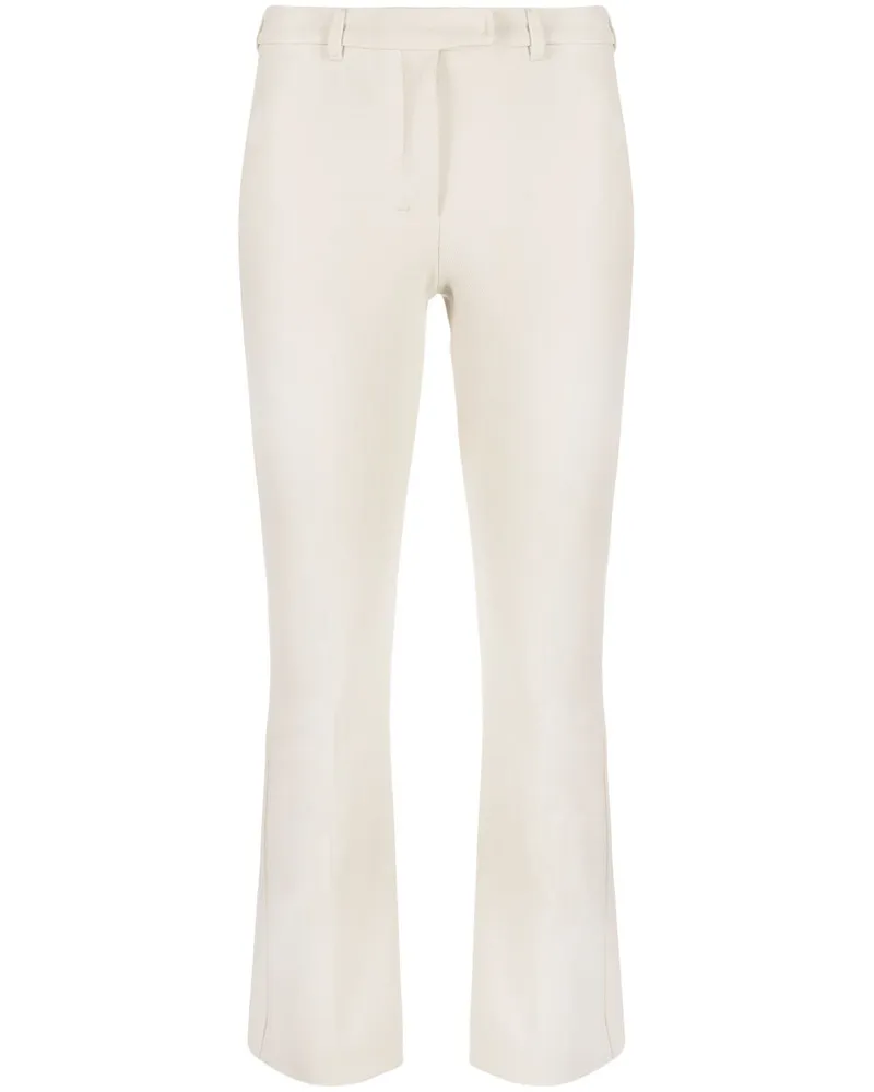 Max Mara Halbhohe Cropped-Hose - Nude Nude