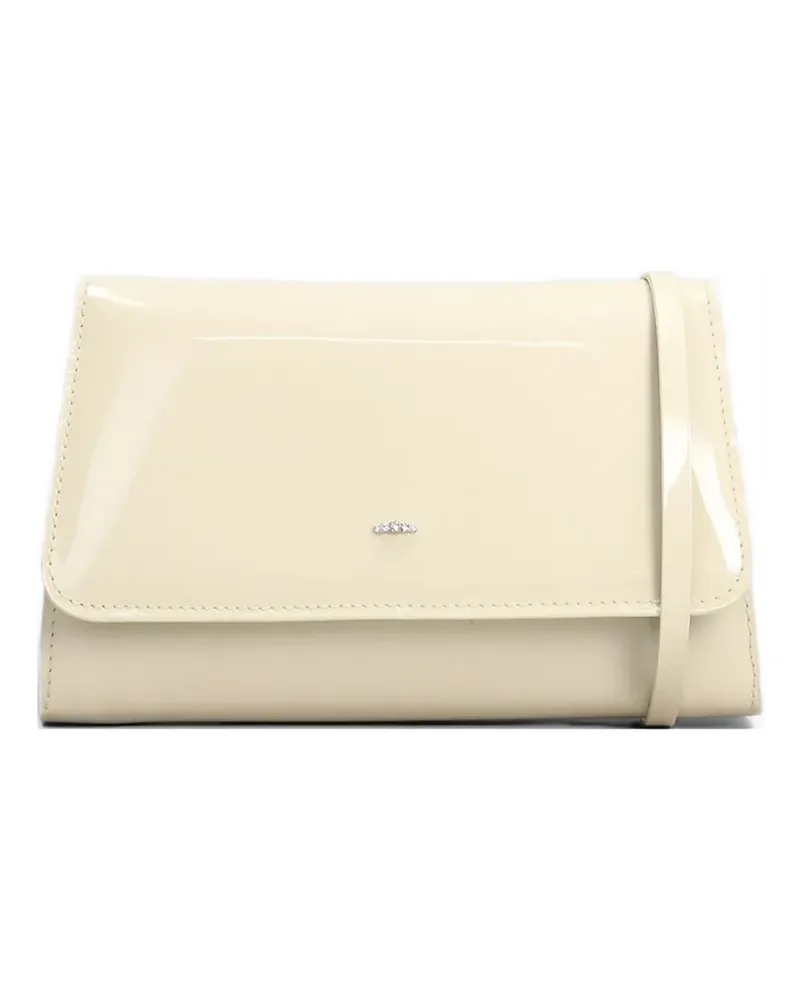 Giuseppe Zanotti Cleopatra logo-plaque mini bag - Nude Nude