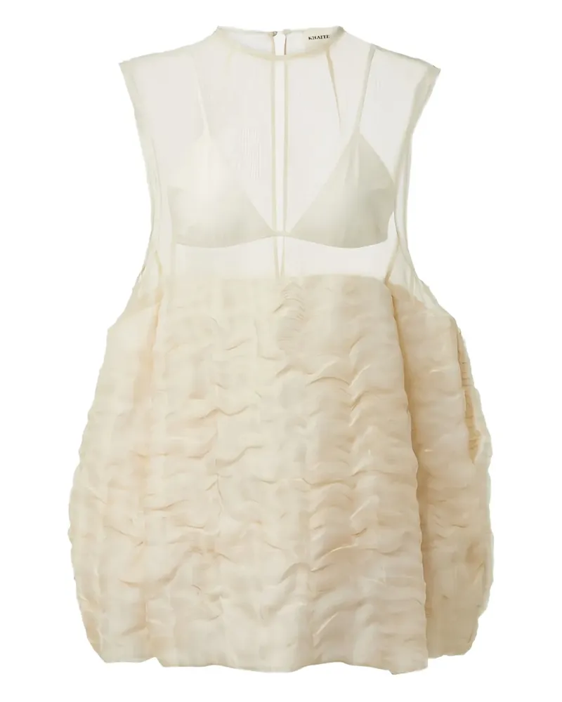 KHAITE Ärmelloses Kleid - Nude Nude