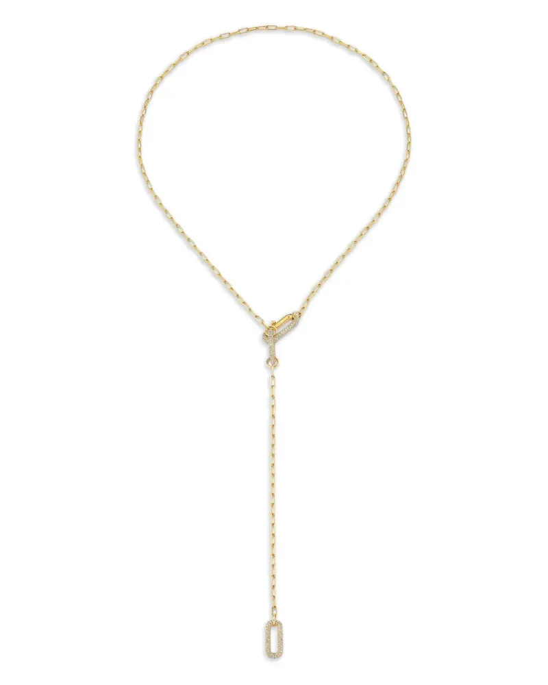 SHAY 18kt Gelbgoldlariathalskette mit Diamant Gold