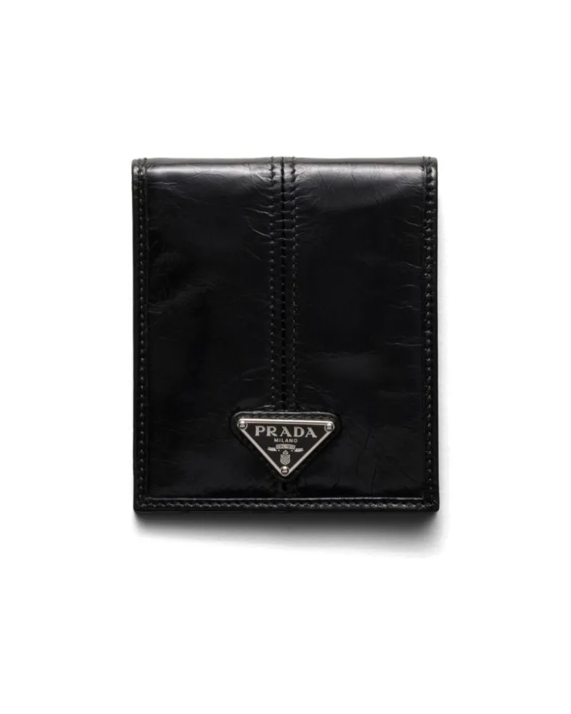 Prada Klassisches Portemonnaie - Schwarz Schwarz