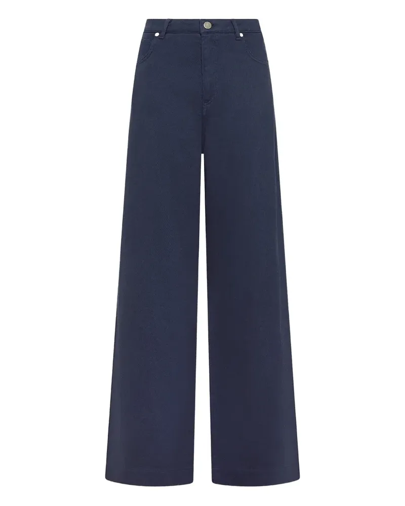 CRUNA Taylor front button trousers - Blau Blau