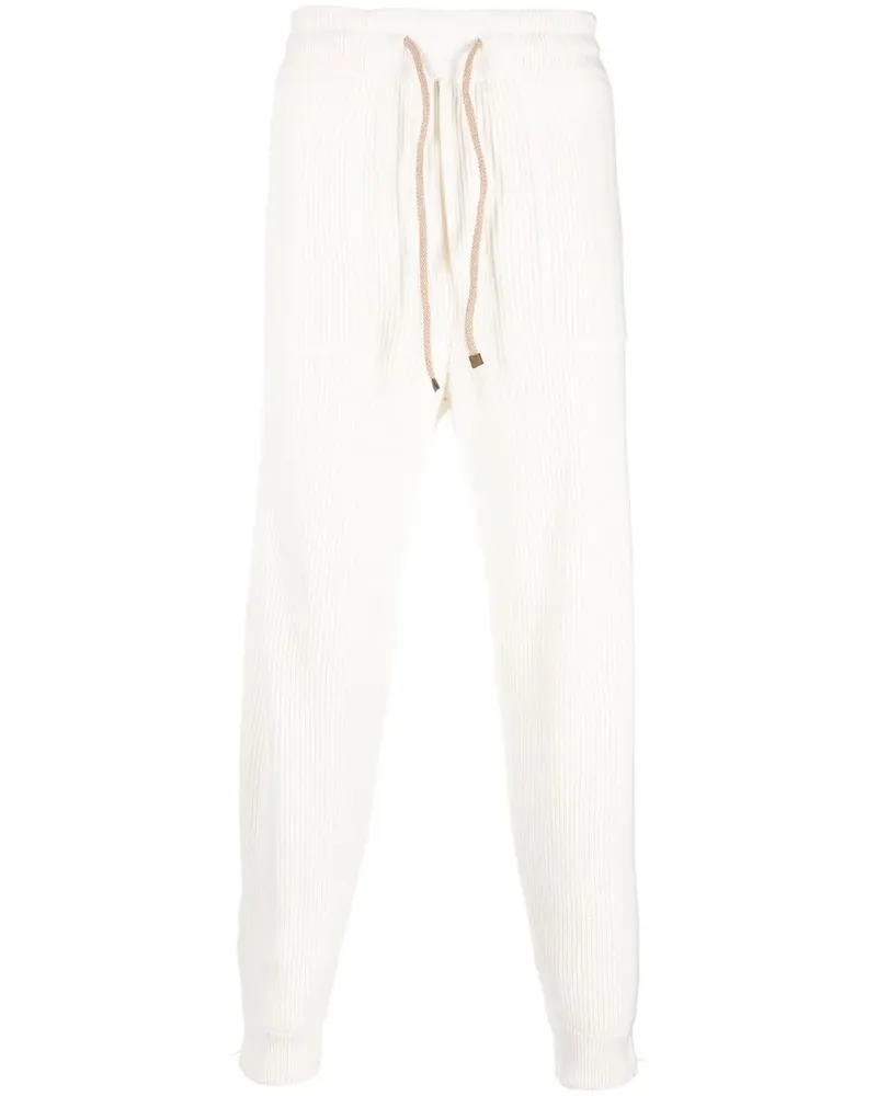 Brunello Cucinelli Jogginghose aus Kaschmir - Weiß Weiß
