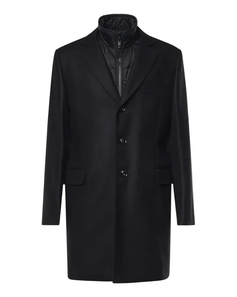 Fay padded-insert single-breasted coat - Schwarz Schwarz
