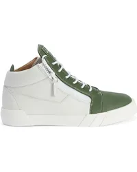 Giuseppe Zanotti High-Top-Sneakers mit Reißverschluss Weiß