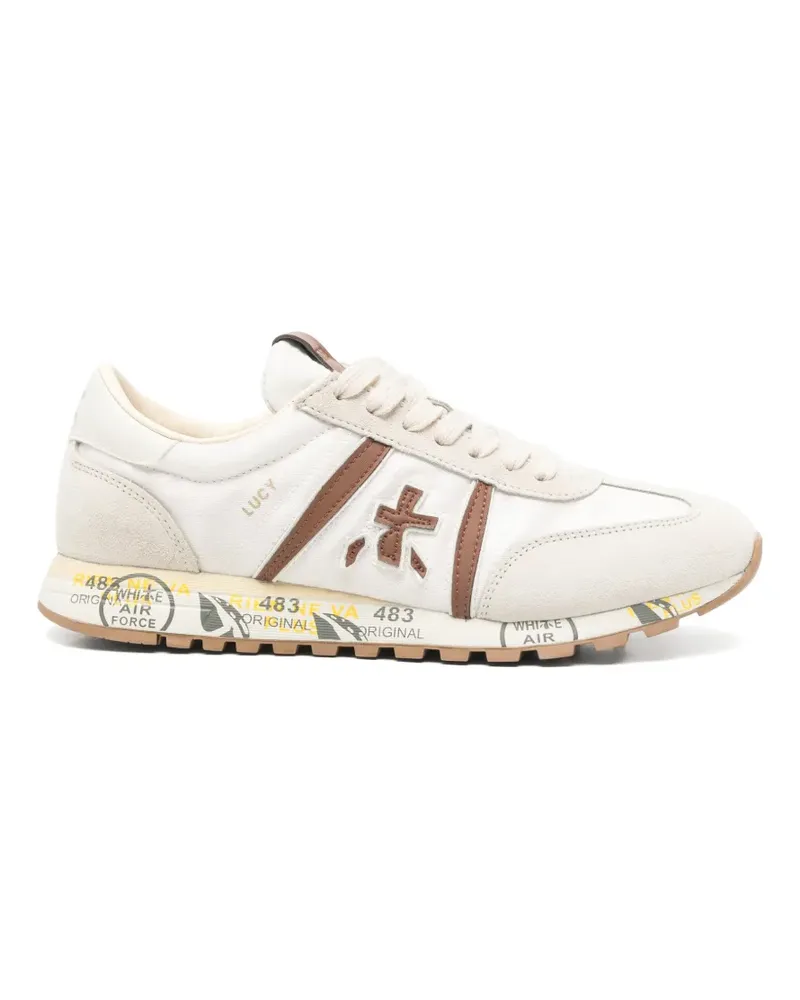 Premiata Sneakers mit Logo-Patch - Nude Nude