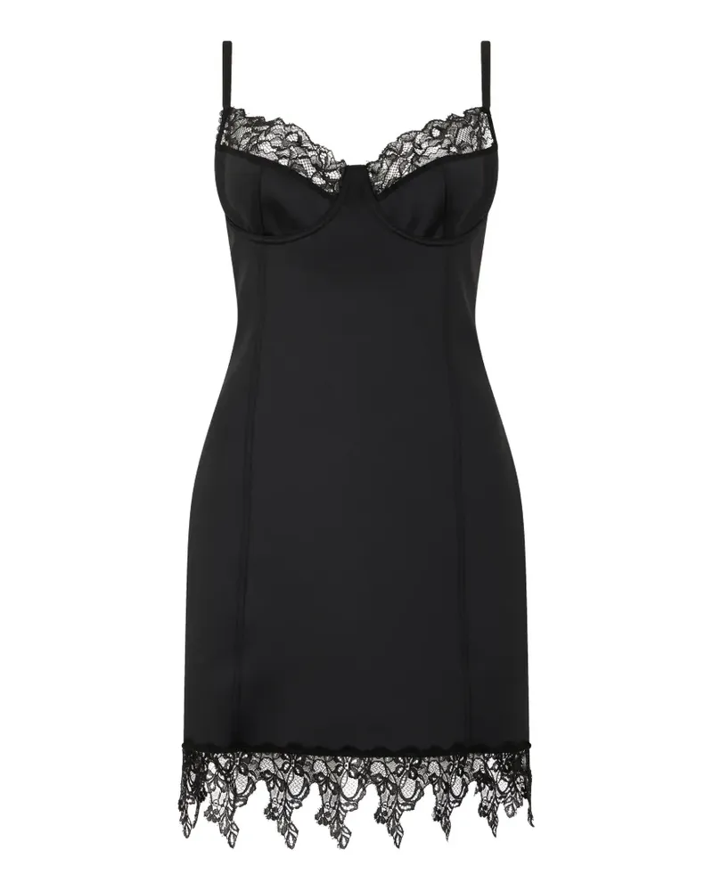 Blumarine lace dress - Schwarz Schwarz