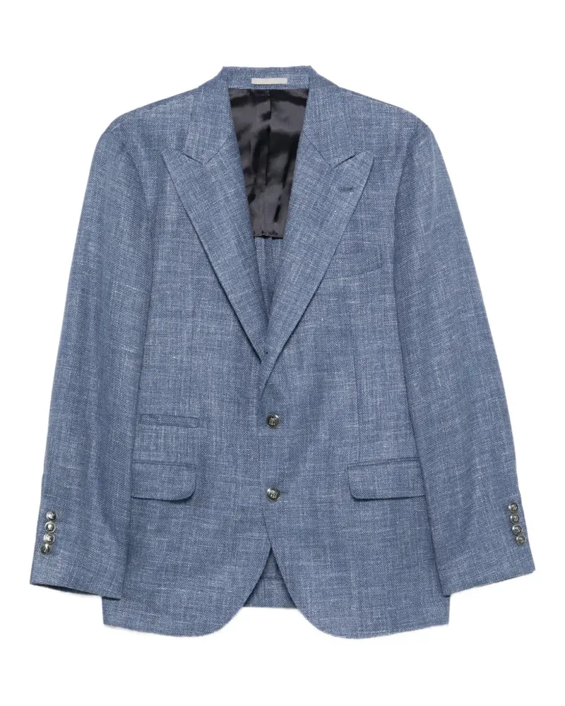 Brunello Cucinelli single-breasted blazer - Blau Blau