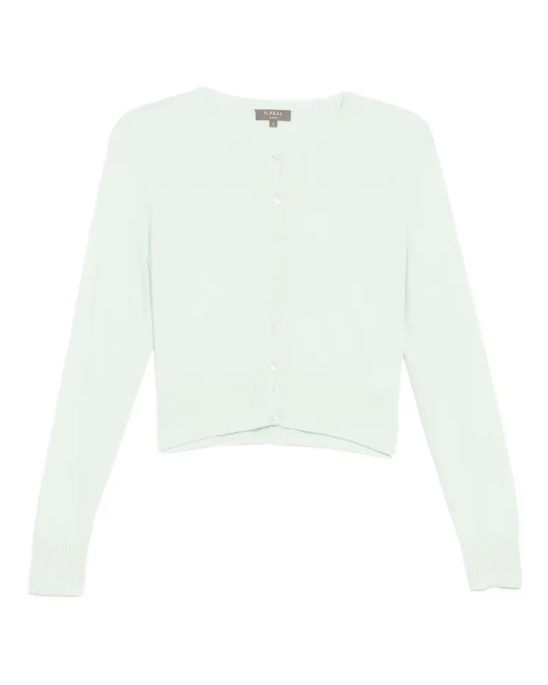 N.Peal Ivy Cropped-Cardigan - Grün Grün