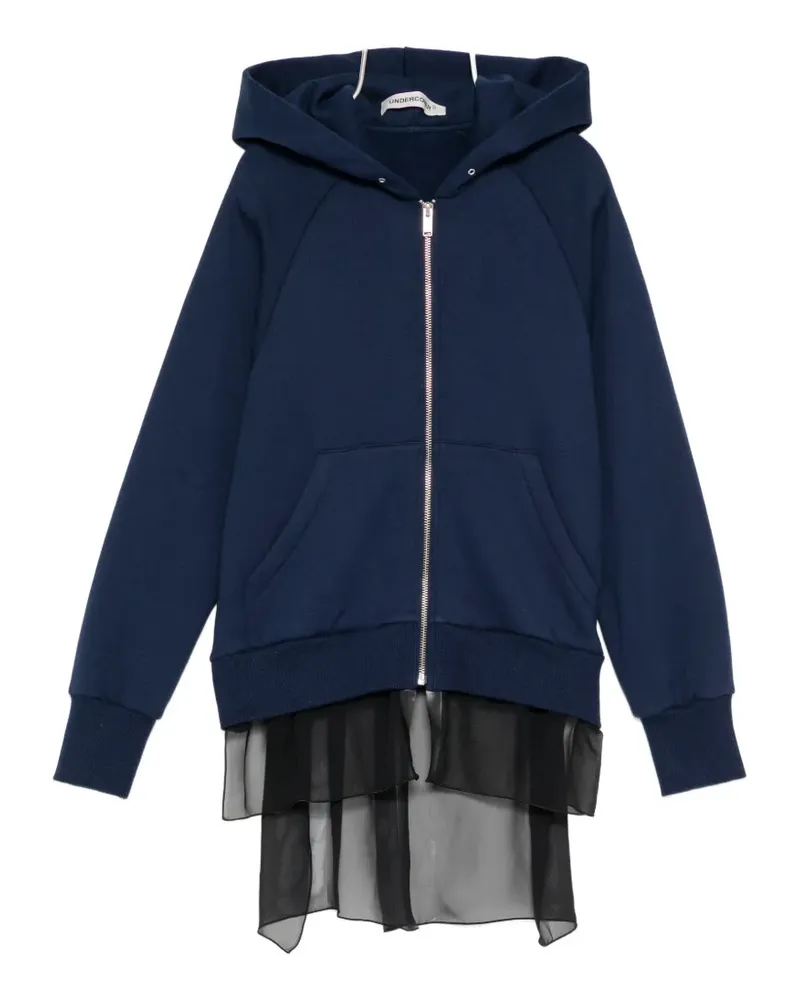 Undercover Kapuzenjacke im Layering-Look - Blau Blau