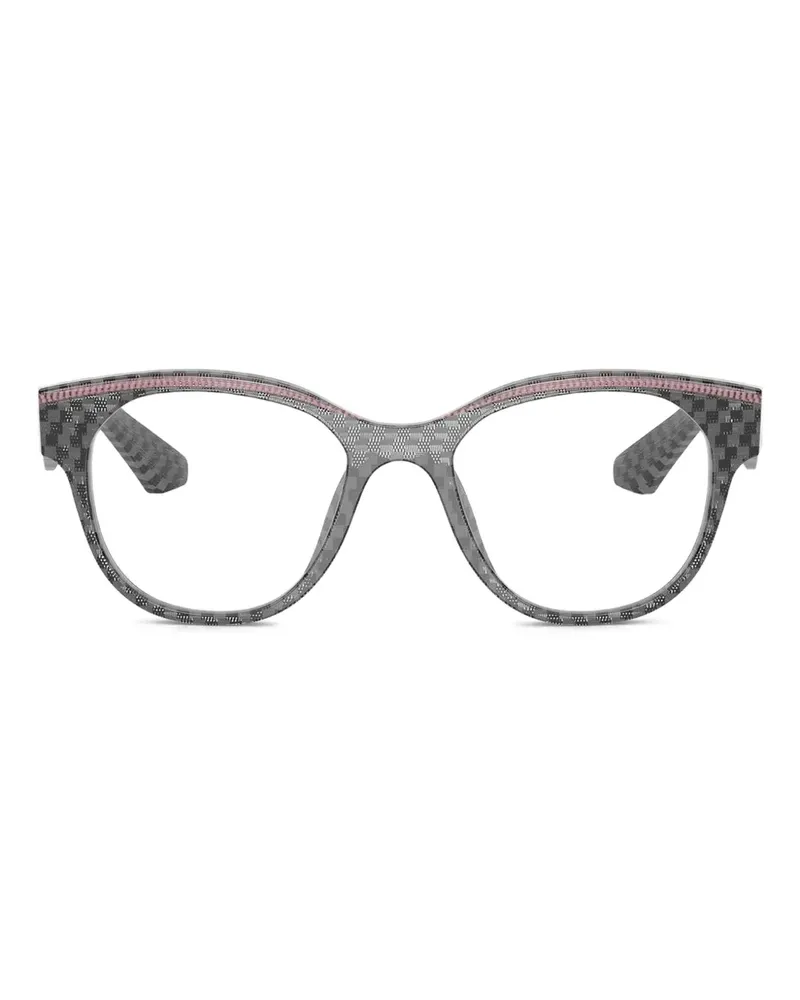Alain Mikli Brille mit Kontrastdetails - Grau Grau