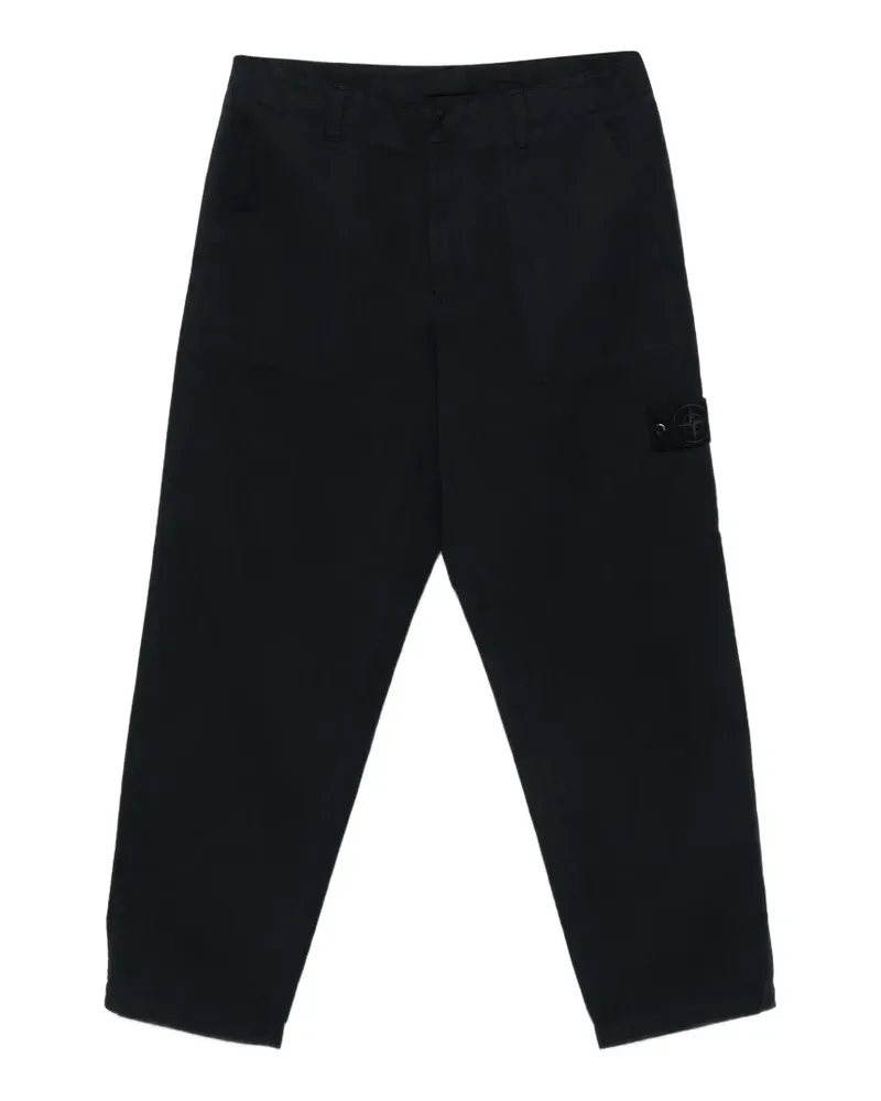 Stone Island patch pocket trousers - Blau Blau
