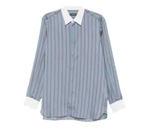 Gestreiftes Hemd - Blau