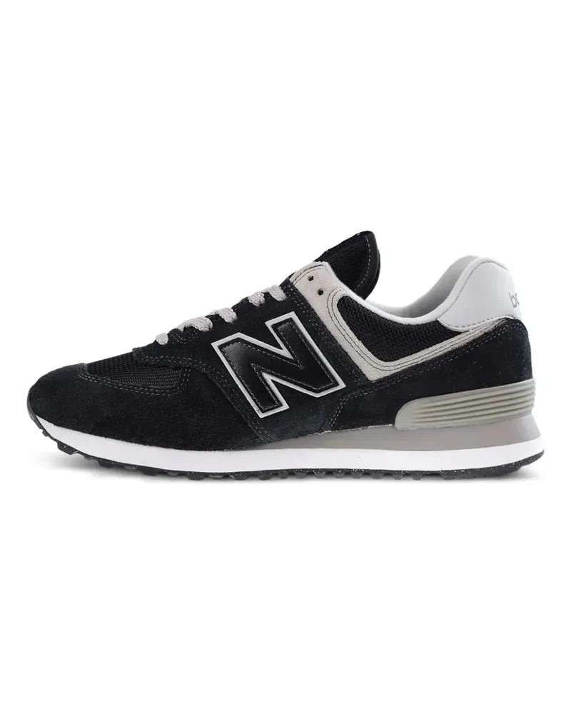 New Balance 574 Sneakers mit Schnürung - Schwarz Schwarz