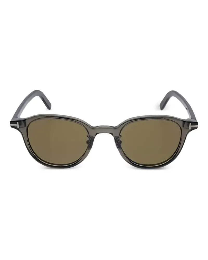 Tom Ford Runde Sonnenbrille - Grau Grau