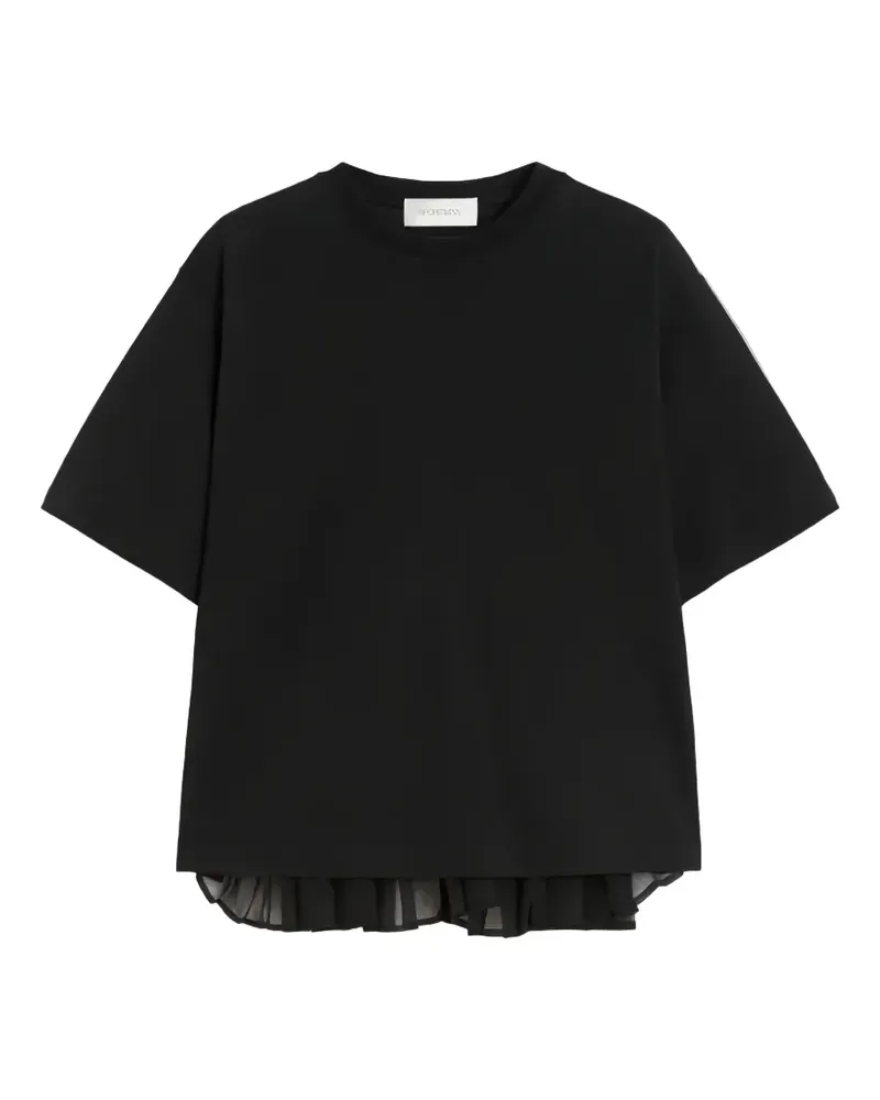 SPORTMAX cotton T-shirt - Schwarz Schwarz