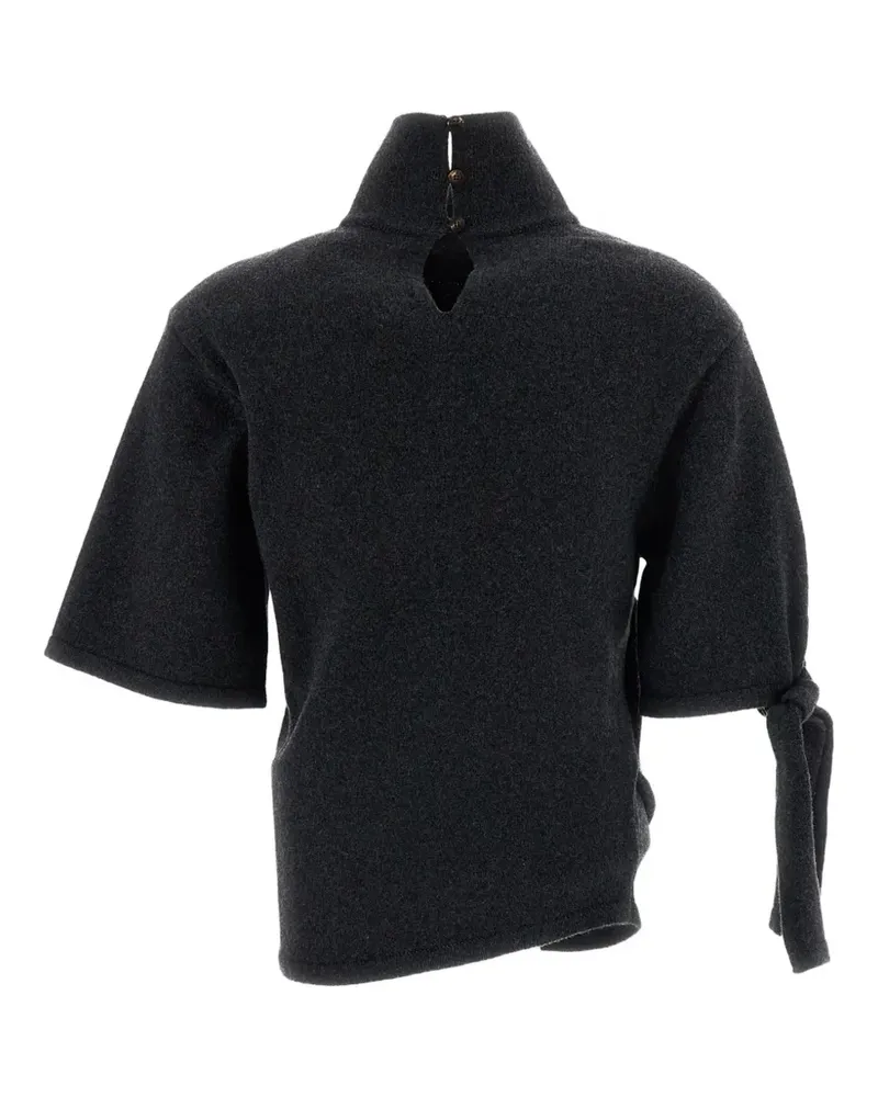 Jacquemus The Fiocco Strickpullover - Grau Grau