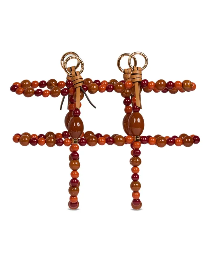 Etro Handtasche mit Murmelgitter - Orange Orange