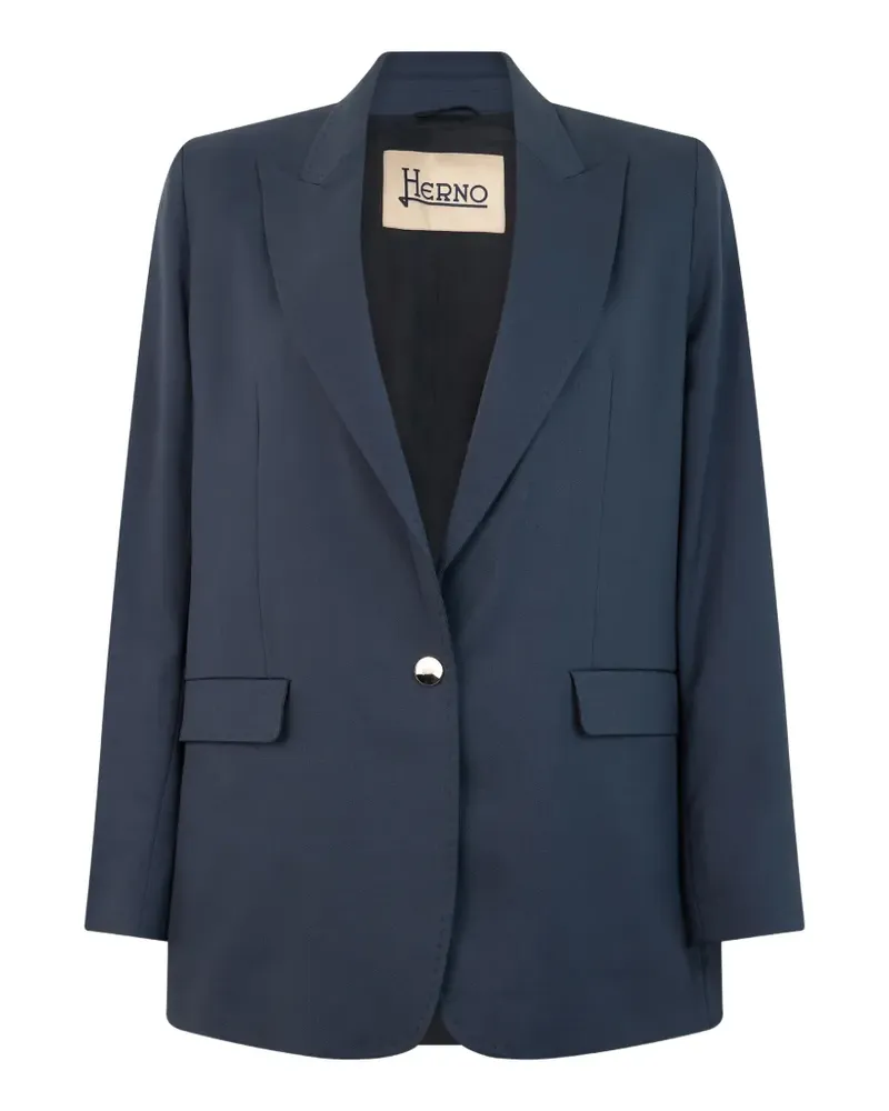 Herno Sakko mit Schalkragen - Blau Blau