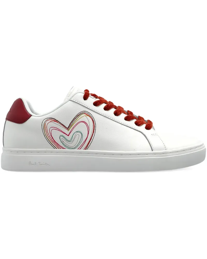 Paul Smith Sneakers mit Herz-Print - Weiß Weiß