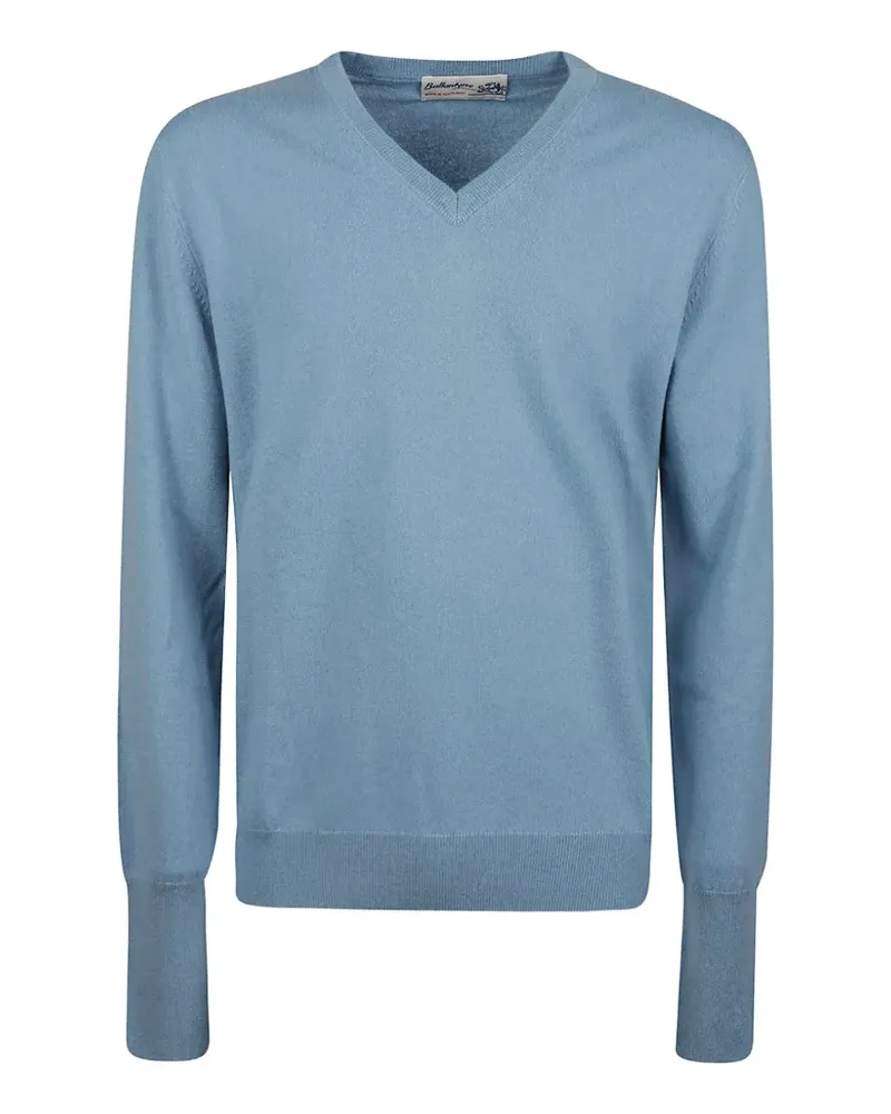 Ballantyne V-neck cashmere sweater - Blau Blau