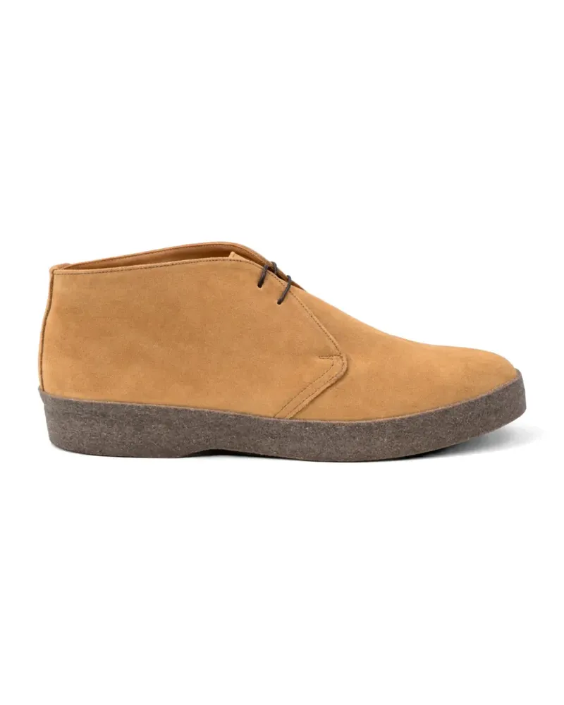 Sanders lace-up suede desert boots - Nude Nude