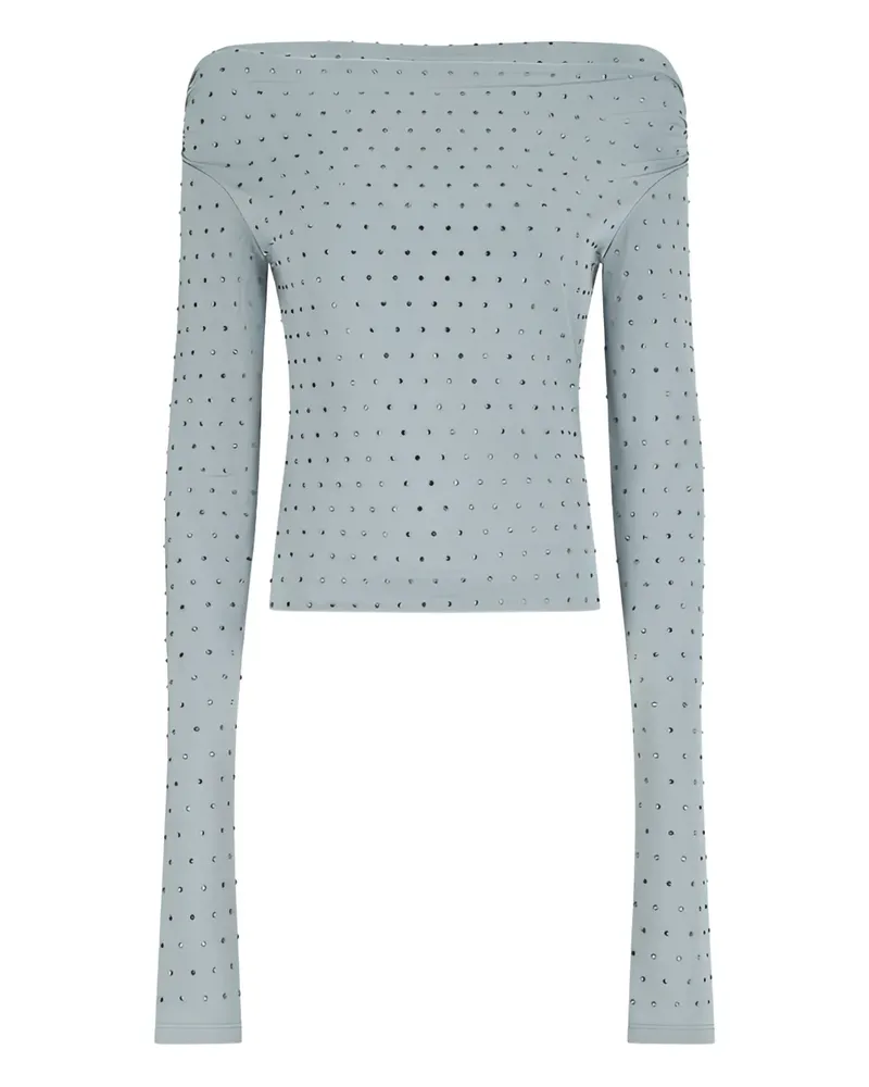 ANDAMANE Oberteil mit Kristallen - Blau Blau