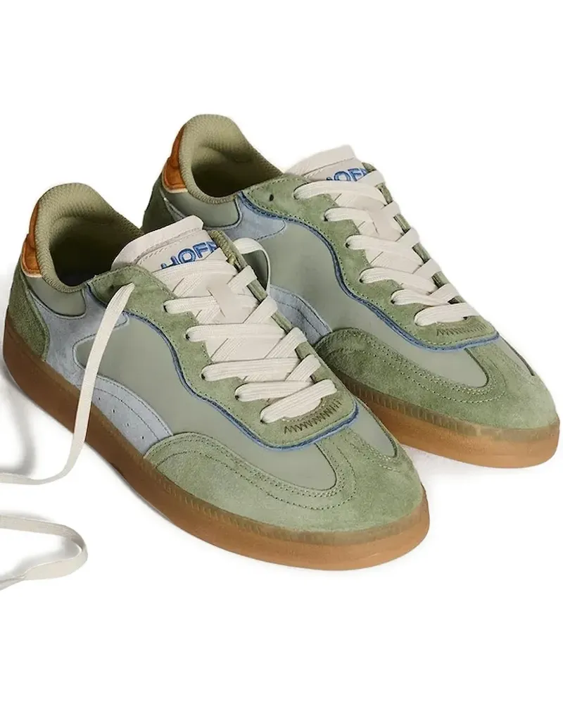 HOFF Park suede panelled sneakers - Grün Grün