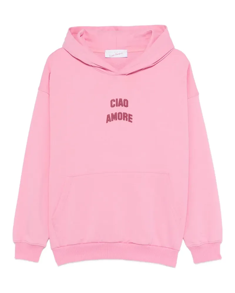 Giada Benincasa cotton hoodie - Rosa Rosa
