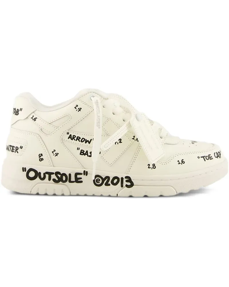 OFF-WHITE Out of Office Sneakers - Weiß Weiß