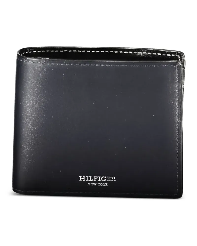Tommy Hilfiger logo-print bifold wallet - Schwarz Schwarz