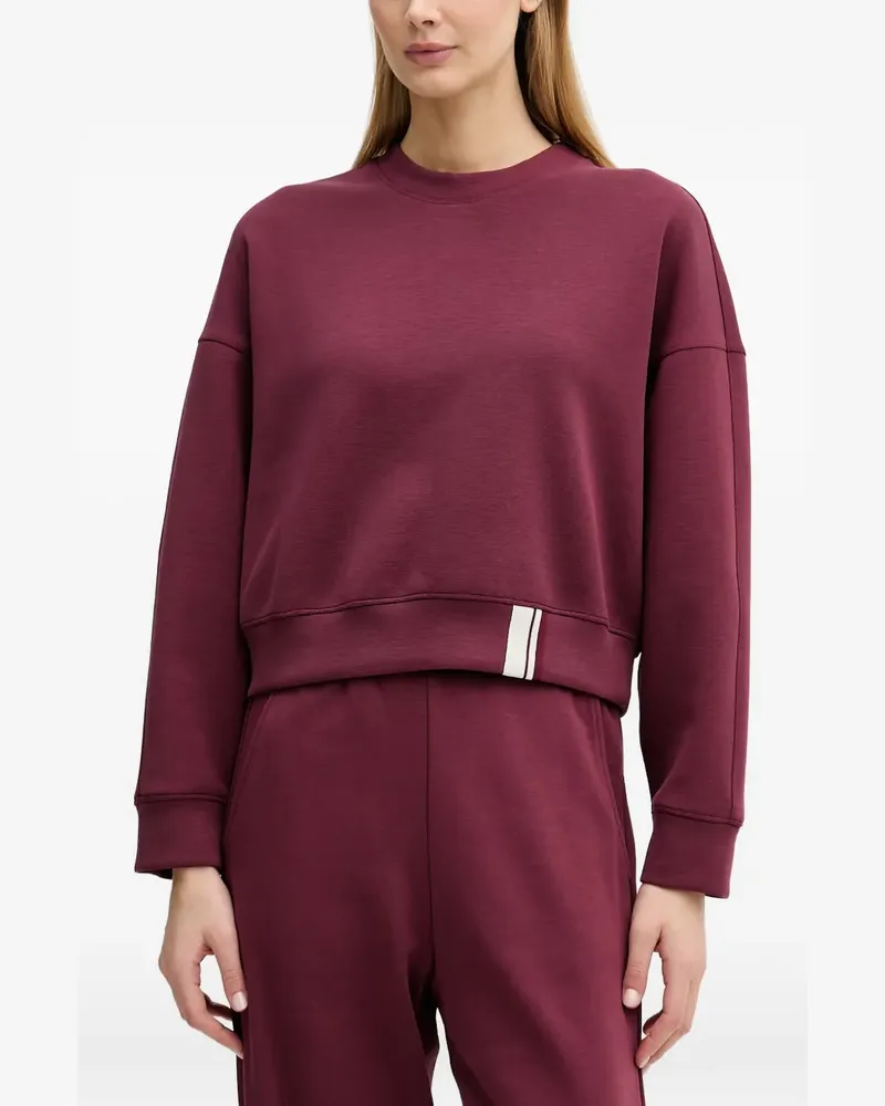 Benetton Sweatshirt mit Logo-Stickerei - Rot Rot