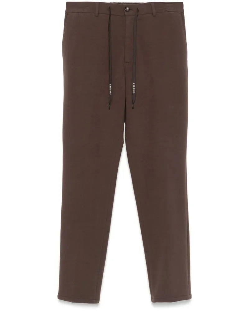 CIRCOLO 1901 Hose mit Tapered-Bein - Braun Braun